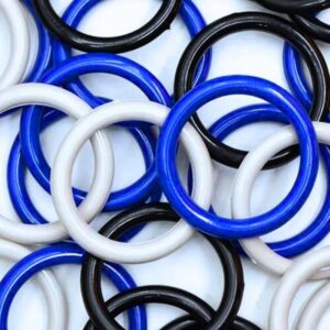 Argola PVC Plástica Rígido Artesanal 30mm c/5und