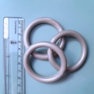 Argolas Para Cortina 55mm Pvc Plástico Rígido