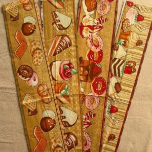 Kit Barrado Tecido Tricoline 100% Algodão 12x67cm