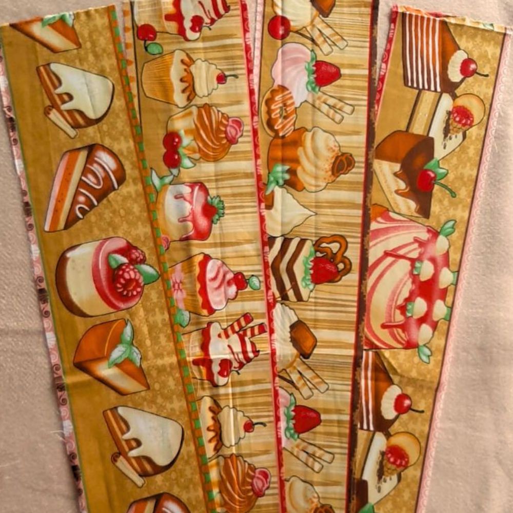 Kit Barrado Tecido Tricoline