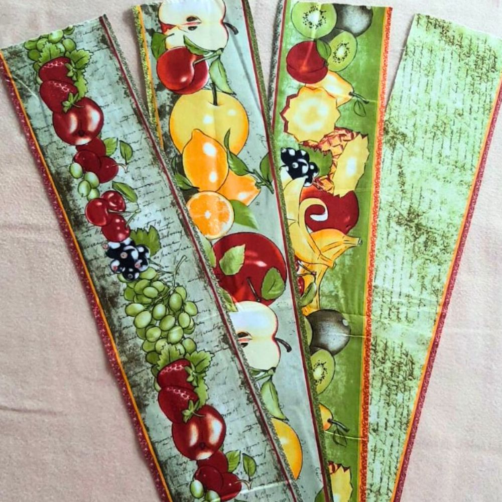 Kit Barrado Tecido Tricoline Estampa