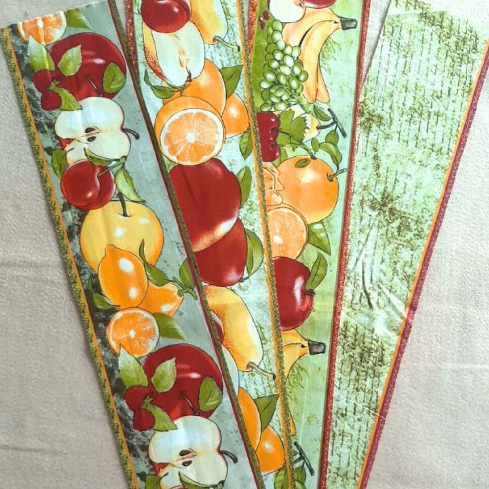 Kit Barrado Tecido Tricoline Estampa