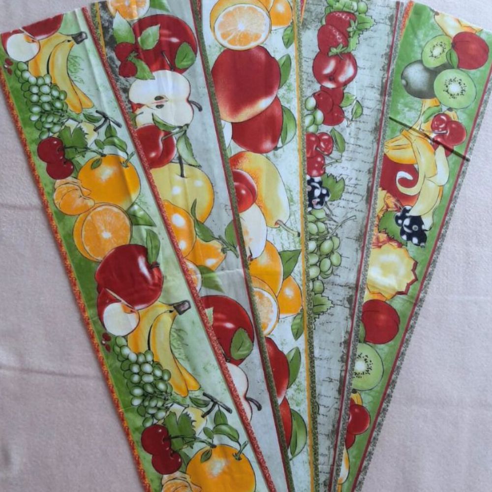 Kit Barrado Tecido Tricoline Estampa