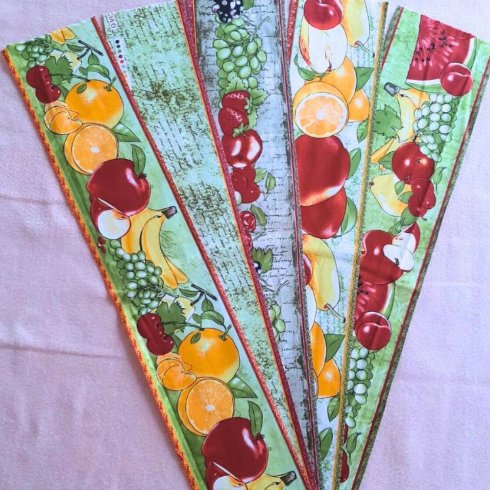 Kit Barrado Tecido Tricoline Estampa