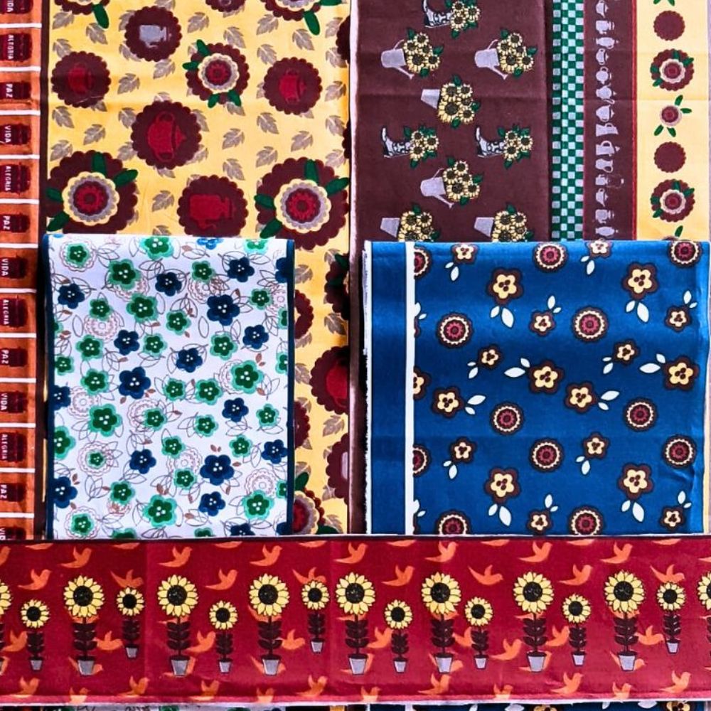 Kit Corte Tecido Tricoline Estampado