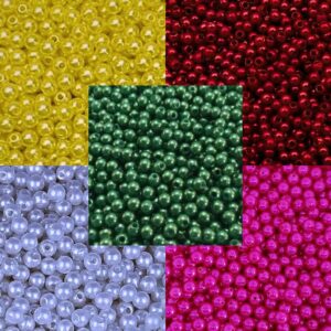 Pêrolas Abs 4mm Inteira c/ Furo 15gr