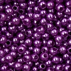 Pêrolas Abs 8mm Inteira 25gr com Furo Varias Cores