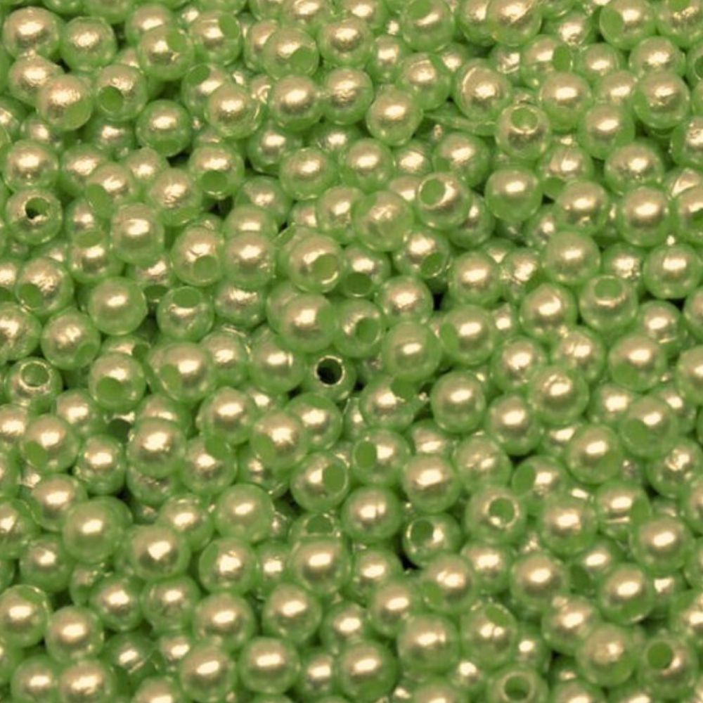 Pêrolas Abs 6mm Com Furo