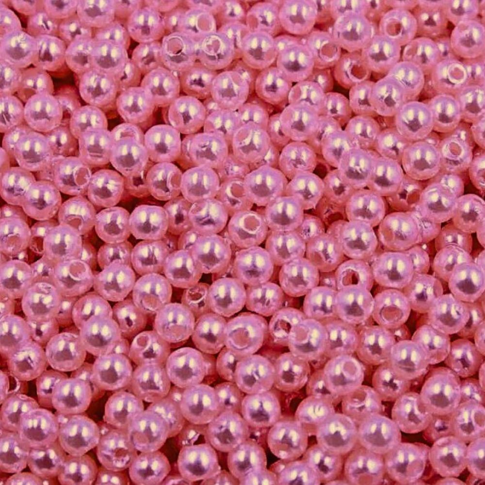 Pêrolas Abs 6mm Com Furo