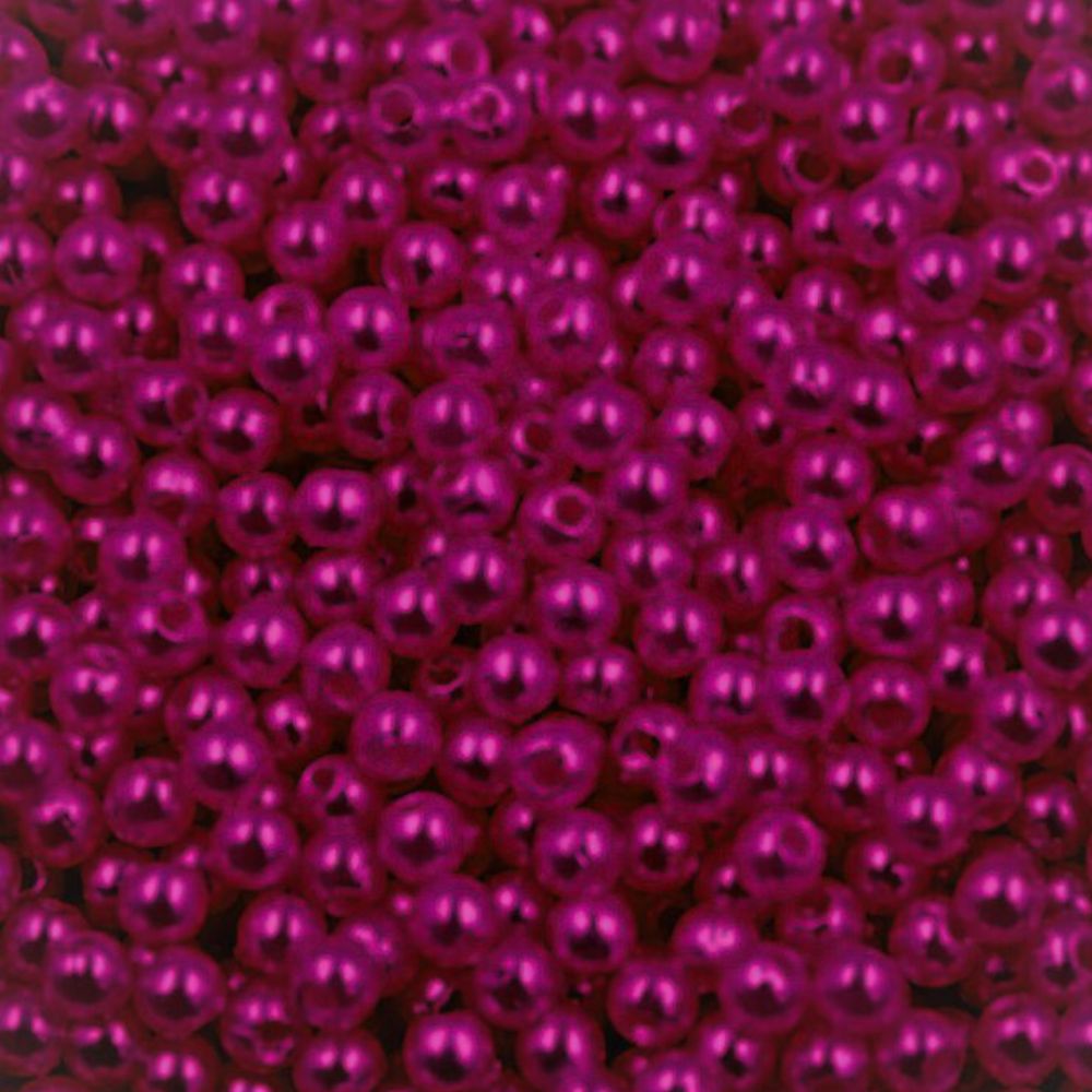 Pêrolas Abs 6mm Com Furo