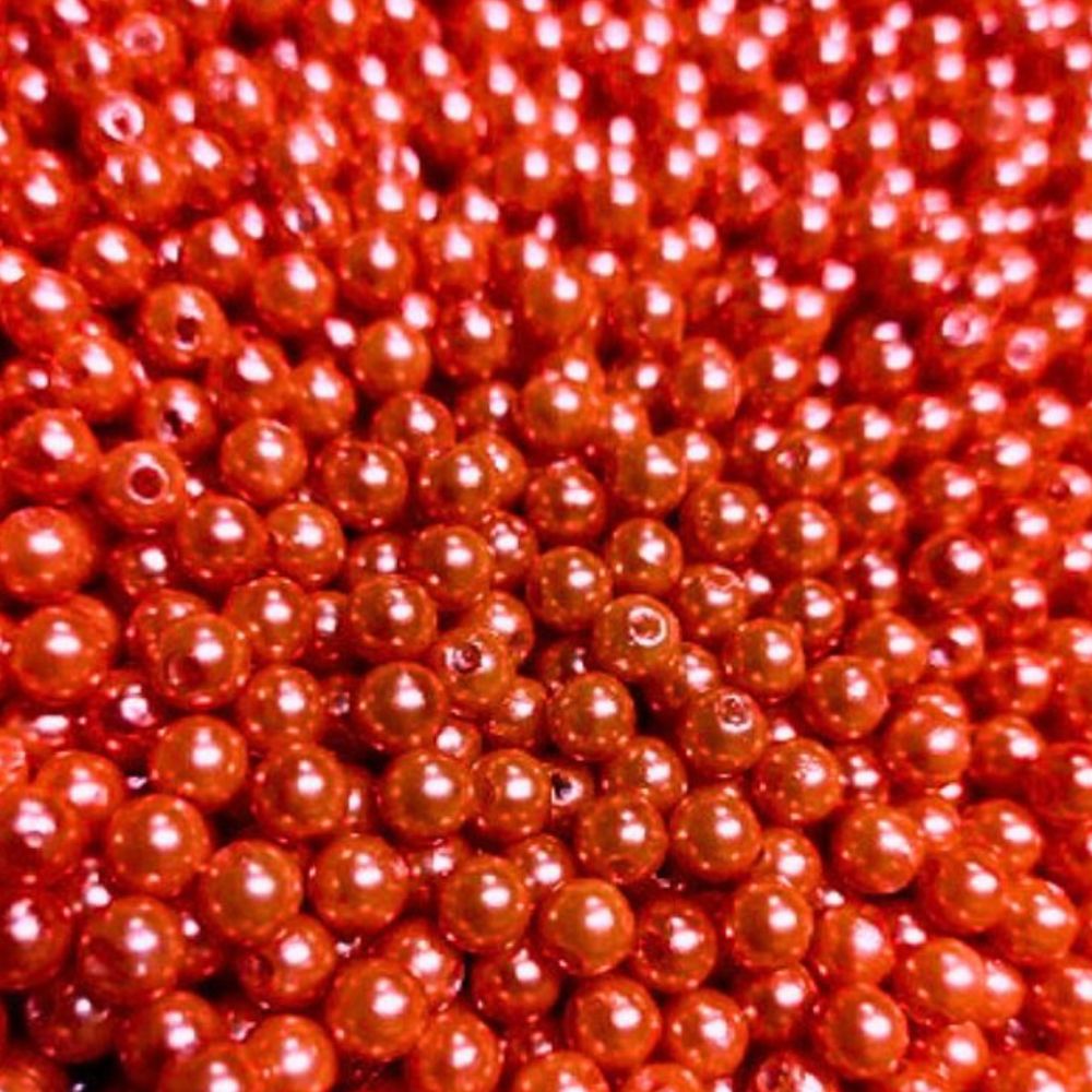 Pêrolas Abs 6mm Com Furo