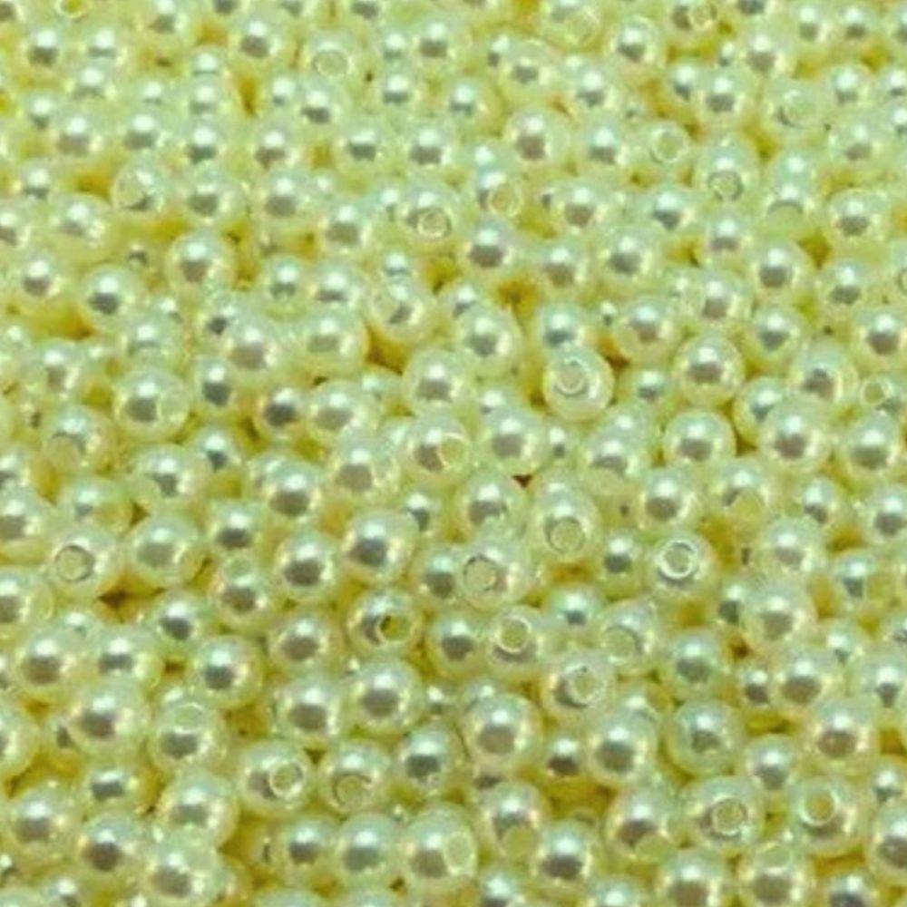 Pêrolas Abs 6mm Com Furo