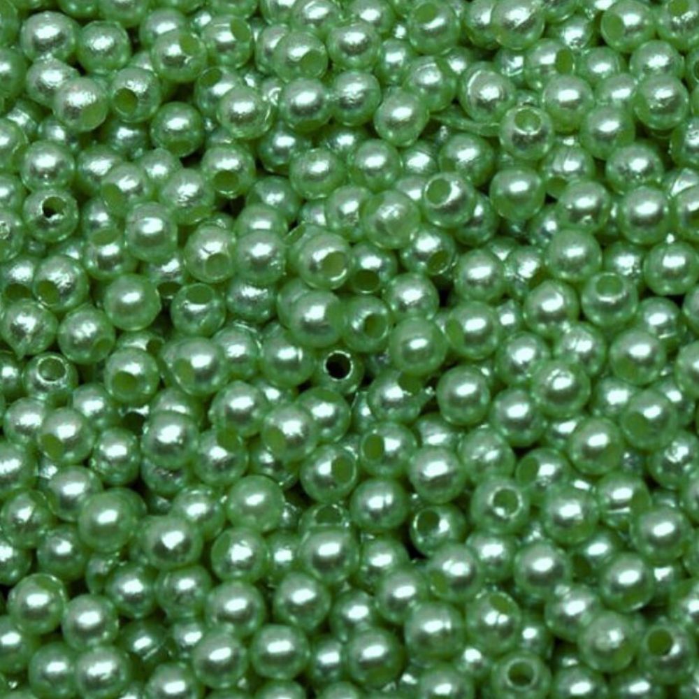 Pêrolas Abs 6mm Com Furo