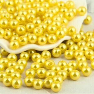Pêrolas Abs 10mm Inteira c/ Furo 25gr