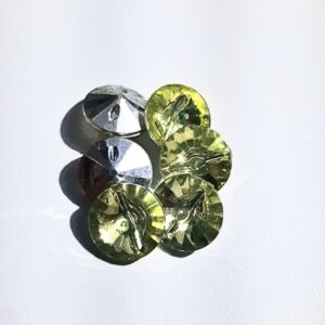 Botão de Strass Capitonê Cristal 10mm 6 und