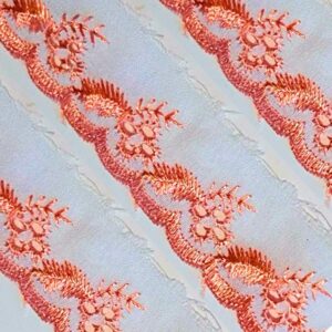Bordado Inglês Laíse Bordada 3cm Poliéster Algodão 1M