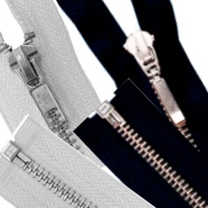 Zíper Destacável Metal 75cm 100% Algodão Und