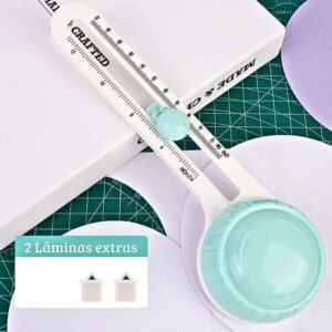 Cortador Compasso Circular Rotativo 10 a 32cm Scrapbook