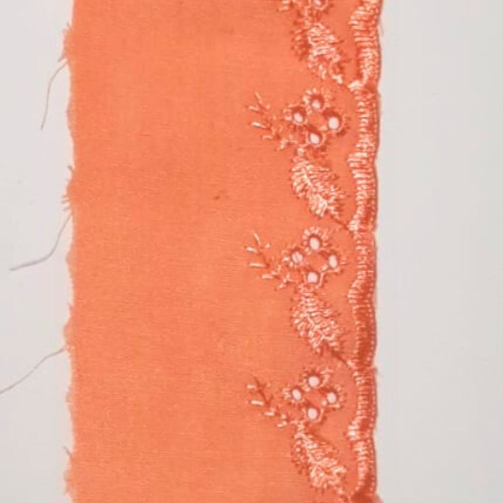 Bordado Inglês Laíse Poliéster Algodão 1M