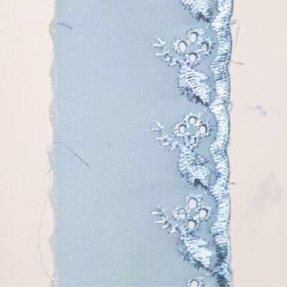 Bordado Inglês Laíse Poliéster Algodão 1M