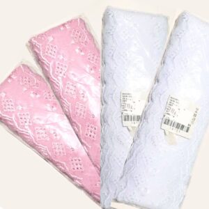 Bordado Inglês Laise Bordada – CTL 122-50 Liso 13,70 Mts