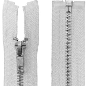 Zíper Destacável Metal 75cm Algodão