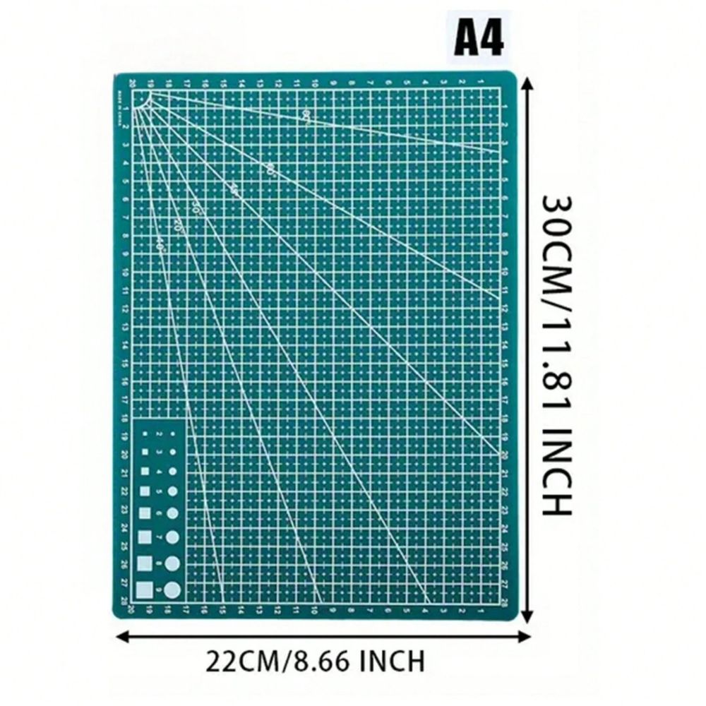 Base De Corte Dupla Face Patchwork Artesanato e Costura Várias Cores - A3 A4 A5