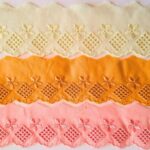 Bordado Inglês Barrado Laise 4,5cm por metro