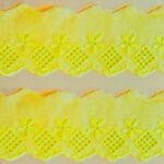 Bordado Inglês Barrado Laise 4,5cm por metro