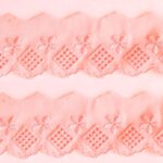 Bordado Inglês Barrado Laise 4,5cm por metro