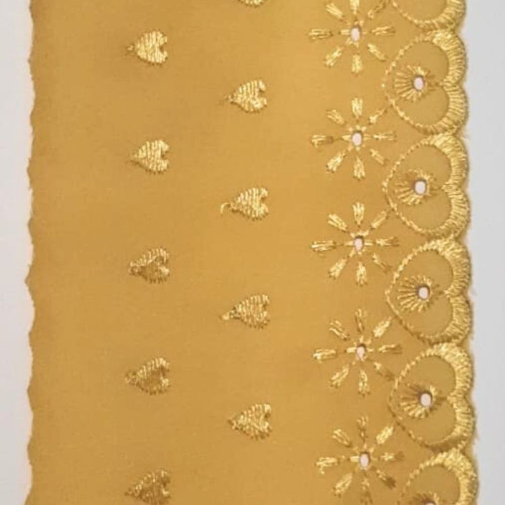 Bordado Inglês Barrado Laize Larg.11cm por metro