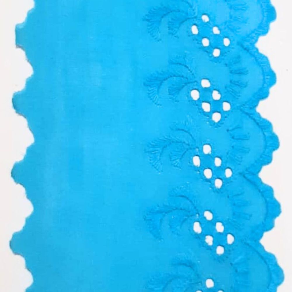 Bordado Inglês Barrado Laize Larg.11cm por metro