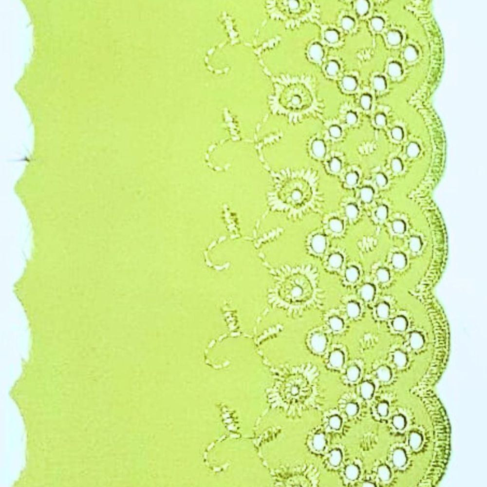 Bordado Inglês Barrado Laize Larg.11cm por metro