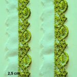 Bordado Inglês Tira Bordada 2,5cm Poliéster por Metro