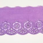 Bordado Inglês Barrado de Laise 6cm por metro