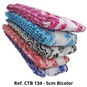 Bordado Inglês Bicolor Laise CTB 134 5cm Peça 13,70m