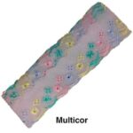 Bordado Inglês Bicolor Laise CTB 134 5cm Peça 13,70m