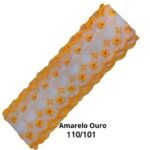 Bordado Inglês Bicolor Laise CTB 134 5cm Peça 13,70m