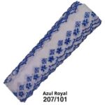 Bordado Inglês Bicolor Laise CTB 134 5cm Peça 13,70m