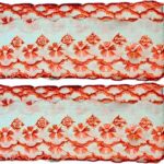 Bordado Inglês Bicolor Laise CTL 122 5cm por Metro