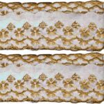 Bordado Inglês Bicolor Laise CTL 122 5cm por Metro