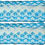 Bordado Inglês Bicolor Laise CTL 122 5cm por Metro