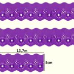Bordado Inglês Laise 5cm Poliéster CTB 134-50 por Metro