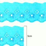 Bordado Inglês Laise 5cm Poliéster CTB 134-50 por Metro