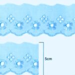 Bordado Inglês Laise 5cm Poliéster CTB 134-50 por Metro