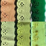 Bordado Inglês Laíse Bordada 2,5cm Poliéster Por Metro