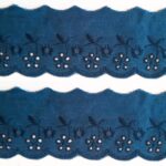 Bordado Inglês Laise Bordada Larg.6cm por metro