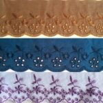 Bordado Inglês Laise Bordada Larg.6cm por metro