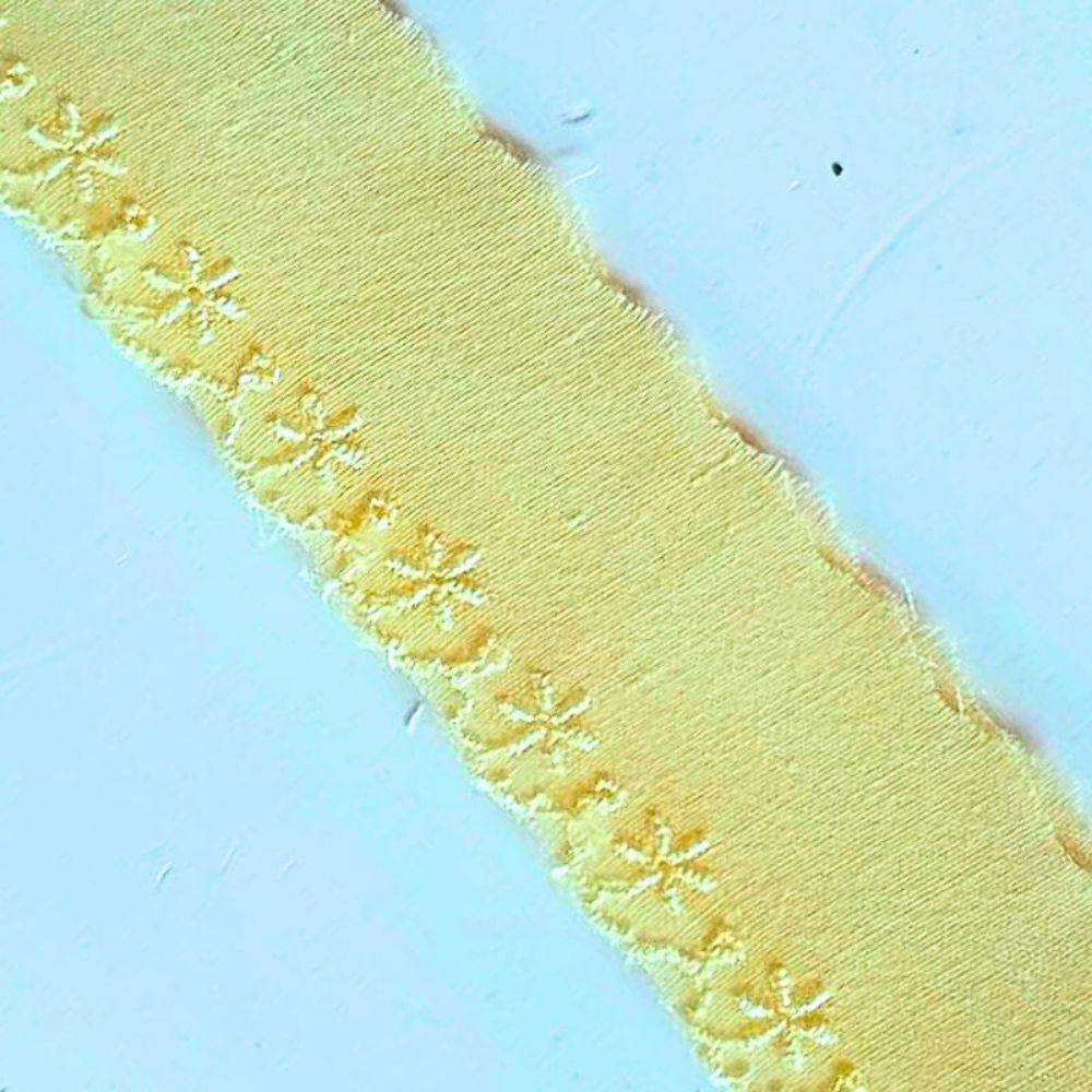 Bordado Inglês Laise Larg 3Cm Em Poliester Por Metro