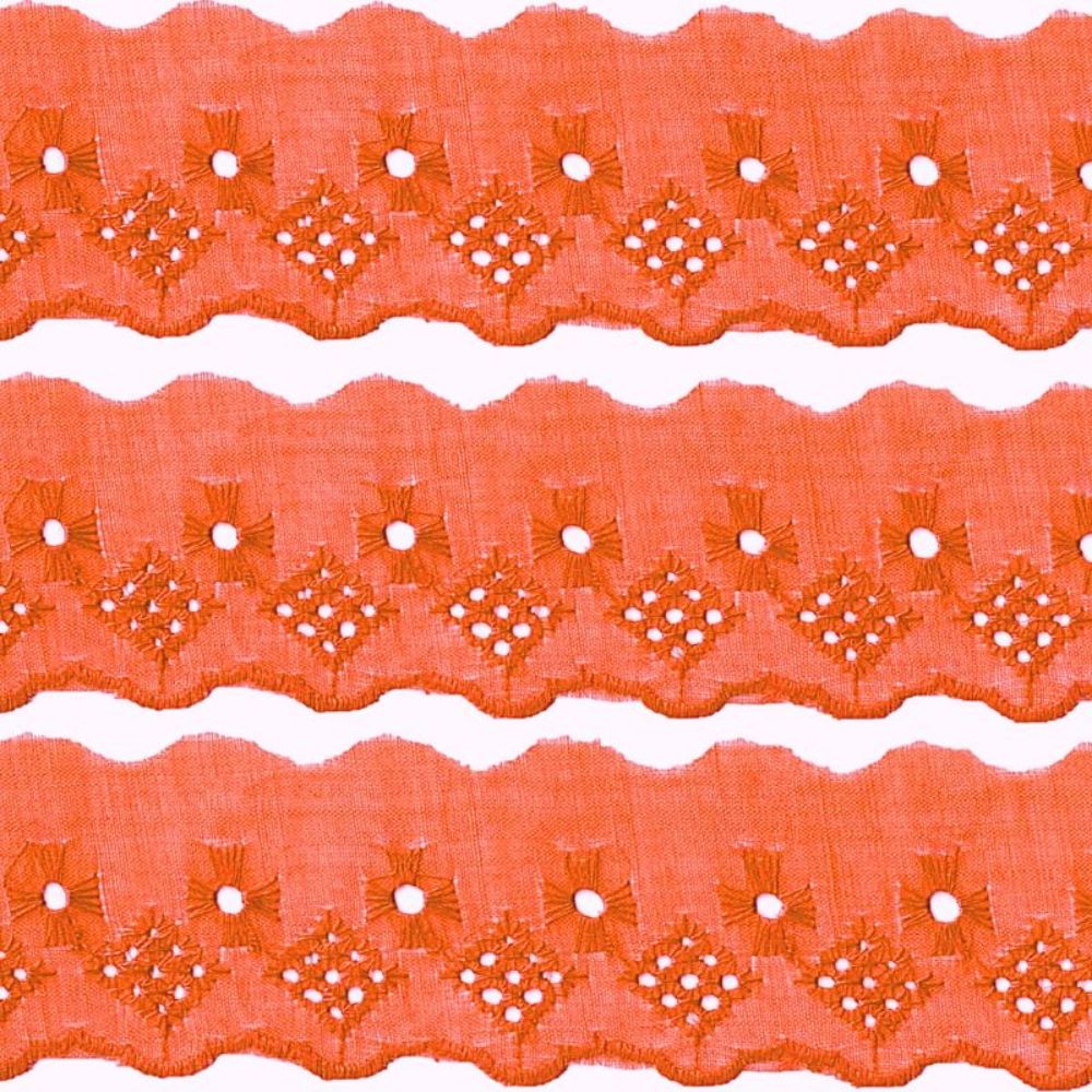 Bordado Inglês Laise Liso CTL 122 5cm por Metro